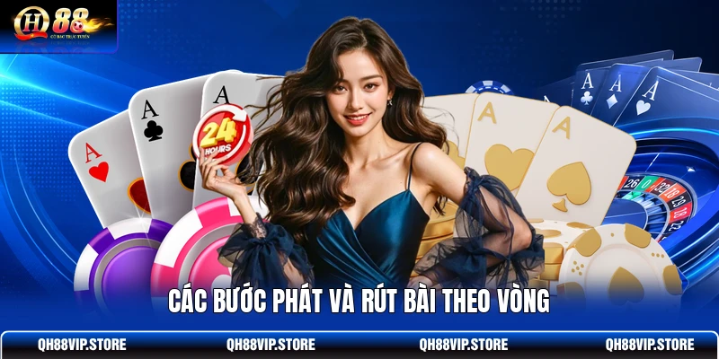 Các bước phát và rút bài theo vòng