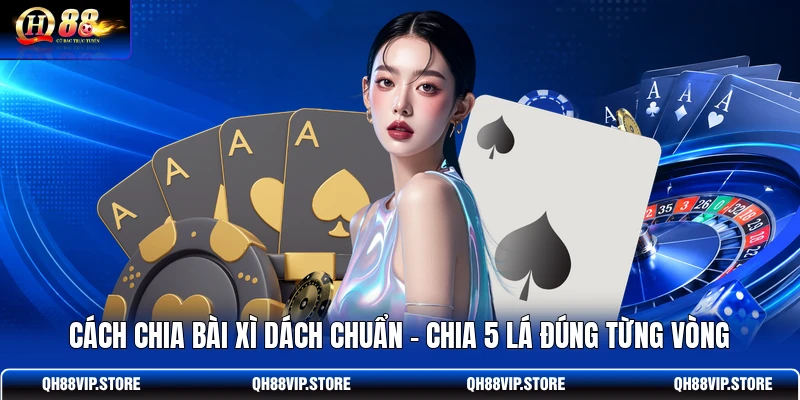 Cách Chia Bài Xì Dách Chuẩn - Chia 5 Lá Đúng Từng Vòng