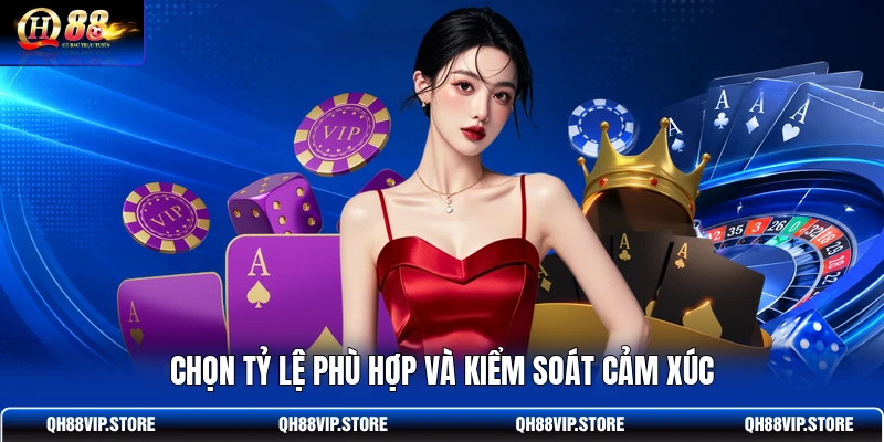 Chọn tỷ lệ phù hợp và kiểm soát cảm xúc