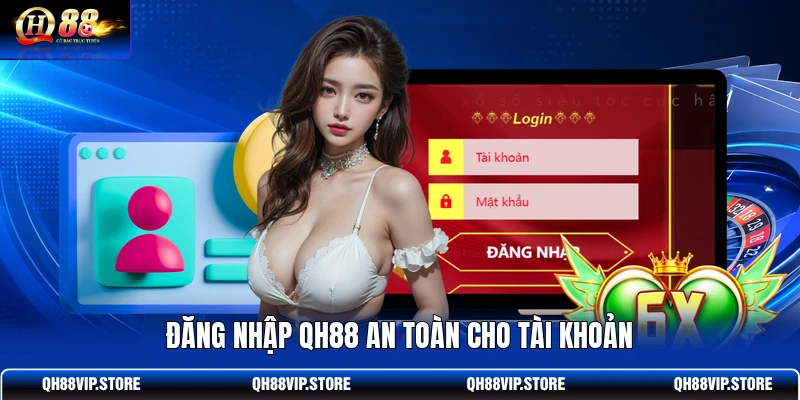 Đăng nhập QH88 an toàn cho tài khoản