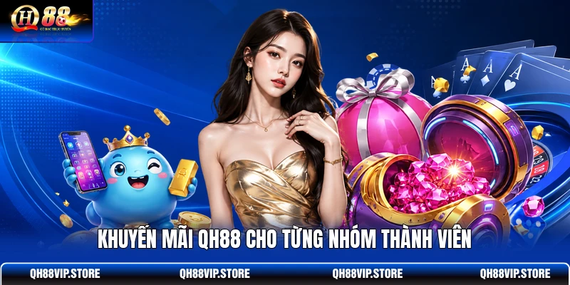 Khuyến mãi QH88 cho từng nhóm thành viên