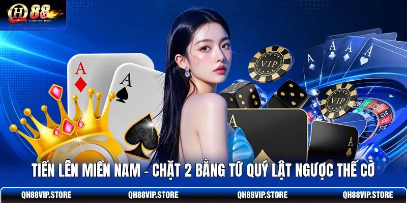Tiến Lên Miền Nam - Chặt 2 Bằng Tứ Quý Lật Ngược Thế Cờ