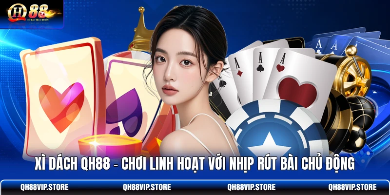 Xì dách QH88 - Chơi Linh Hoạt Với Nhịp Rút Bài Chủ Động